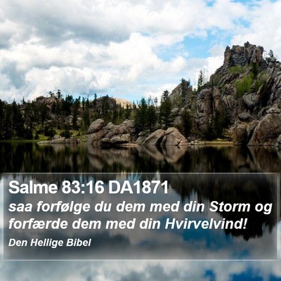 Salme 83:16 DA1871 Bible Verse Image