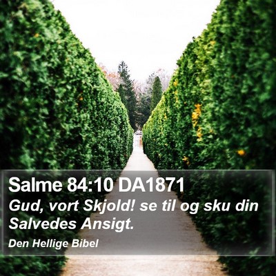 Salme 84:10 DA1871 Bible Verse Image