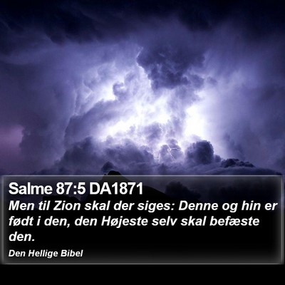 Salme 87:5 DA1871 Bible Verse Image