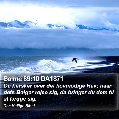 Salme 89:10 DA1871 Bible Verse Image