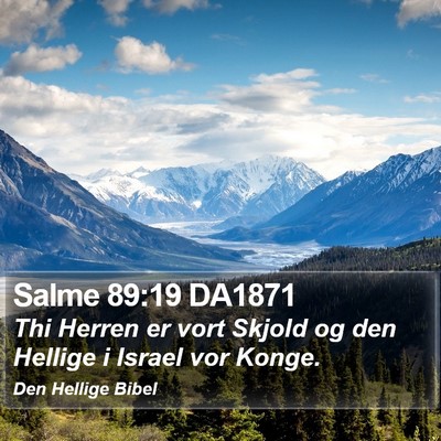 Salme 89:19 DA1871 Bible Verse Image