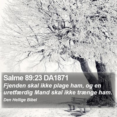 Salme 89:23 DA1871 Bible Verse Image