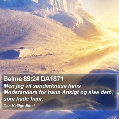Salme 89:24 DA1871 Bible Verse Image