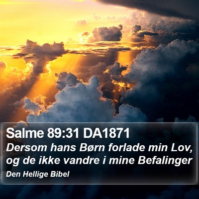 Salme 89:31 DA1871 Bible Verse Image
