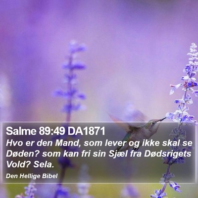 Salme 89:49 DA1871 Bible Verse Image