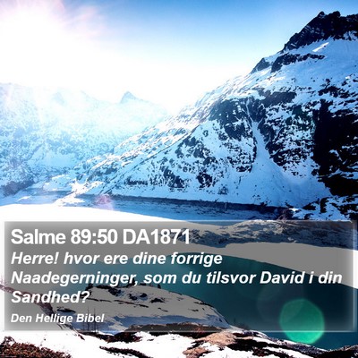 Salme 89:50 DA1871 Bible Verse Image