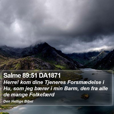 Salme 89:51 DA1871 Bible Verse Image