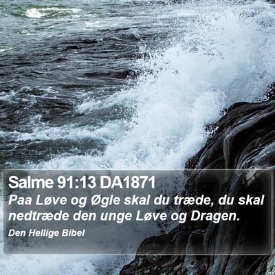 Salme 91:13 DA1871 Bible Verse Image
