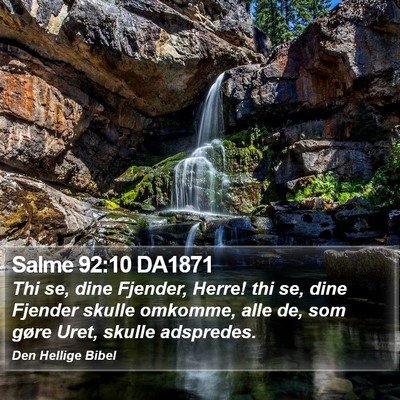 Salme 92:10 DA1871 Bible Verse Image