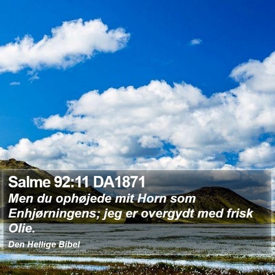 Salme 92:11 DA1871 Bible Verse Image