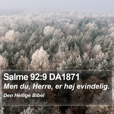 Salme 92:9 DA1871 Bible Verse Image