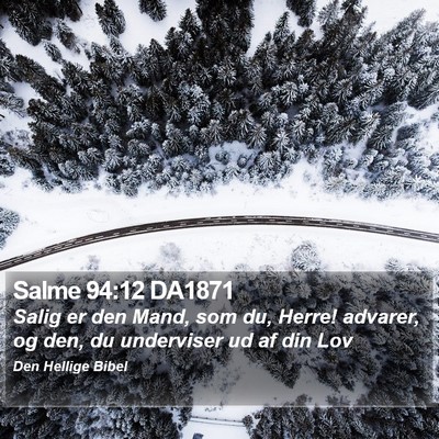 Salme 94:12 DA1871 Bible Verse Image