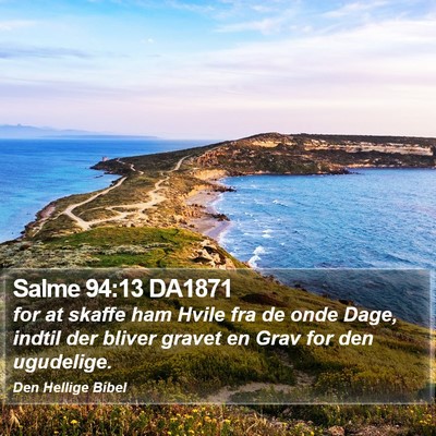 Salme 94:13 DA1871 Bible Verse Image