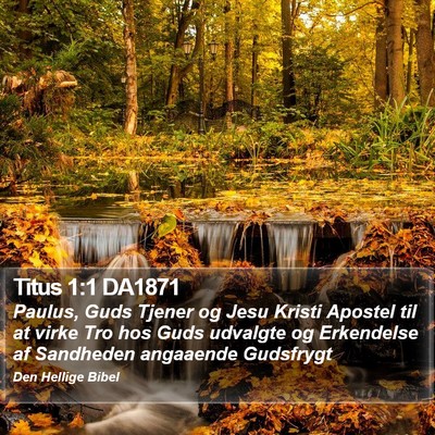 Titus 1:1 DA1871 Bible Verse Image