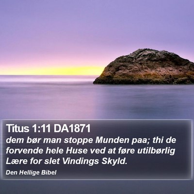 Titus 1:11 DA1871 Bible Verse Image