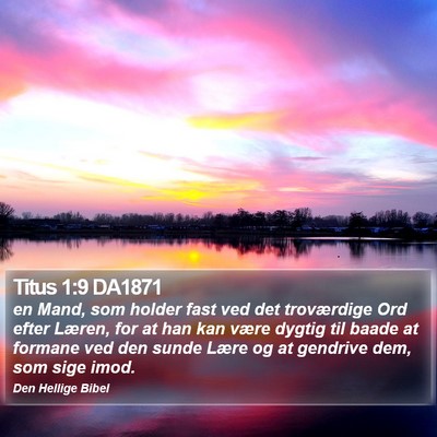 Titus 1:9 DA1871 Bible Verse Image