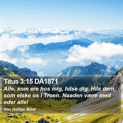 Titus 3:15 DA1871 Bible Verse Image
