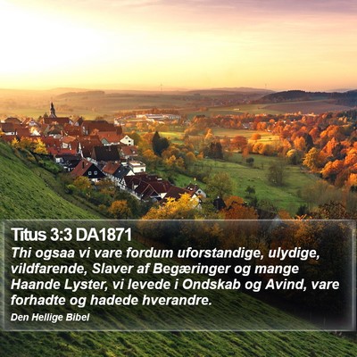 Titus 3:3 DA1871 Bible Verse Image