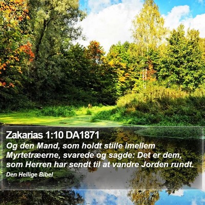 Zakarias 1:10 DA1871 Bible Verse Image
