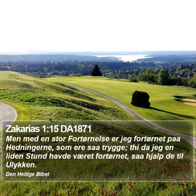 Zakarias 1:15 DA1871 Bible Verse Image