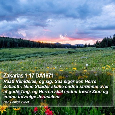 Zakarias 1:17 DA1871 Bible Verse Image