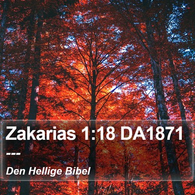 Zakarias 1:18 DA1871 Bible Verse Image