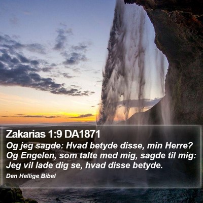 Zakarias 1:9 DA1871 Bible Verse Image