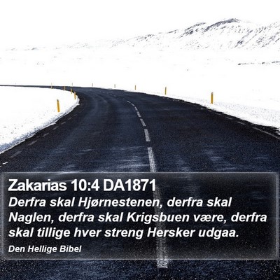 Zakarias 10:4 DA1871 Bible Verse Image