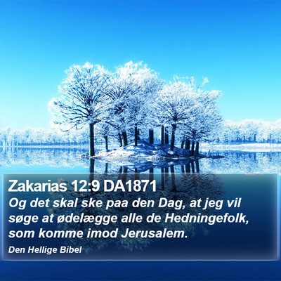 Zakarias 12:9 DA1871 Bible Verse Image