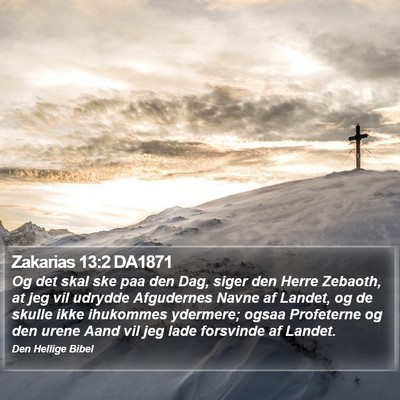 Zakarias 13:2 DA1871 Bible Verse Image