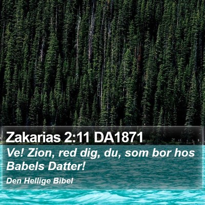 Zakarias 2:11 DA1871 Bible Verse Image