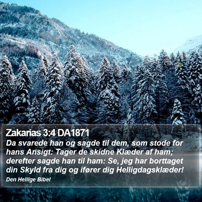 Zakarias 3:4 DA1871 Bible Verse Image
