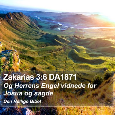Zakarias 3:6 DA1871 Bible Verse Image