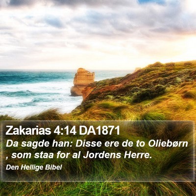 Zakarias 4:14 DA1871 Bible Verse Image