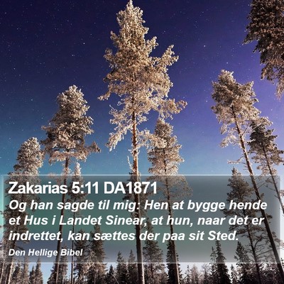 Zakarias 5:11 DA1871 Bible Verse Image