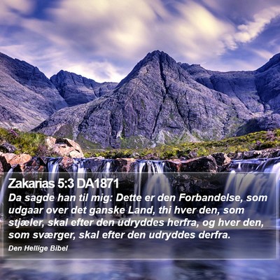 Zakarias 5:3 DA1871 Bible Verse Image