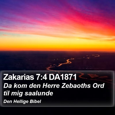 Zakarias 7:4 DA1871 Bible Verse Image