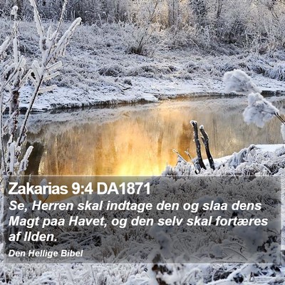 Zakarias 9:4 DA1871 Bible Verse Image