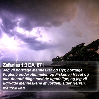 Zefanias 1:3 DA1871 Bible Verse Image