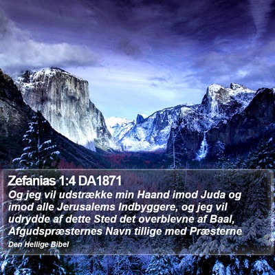 Zefanias 1:4 DA1871 Bible Verse Image