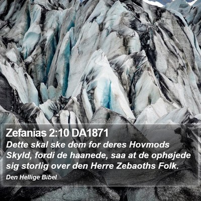 Zefanias 2:10 DA1871 Bible Verse Image