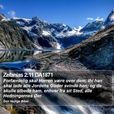 Zefanias 2:11 DA1871 Bible Verse Image