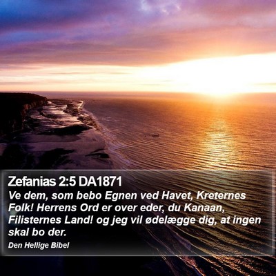 Zefanias 2:5 DA1871 Bible Verse Image