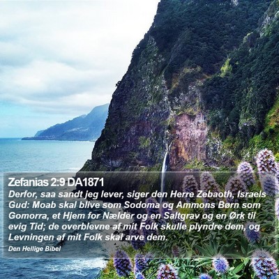 Zefanias 2:9 DA1871 Bible Verse Image