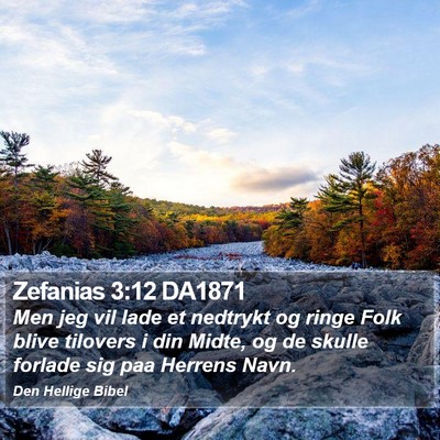 Zefanias 3:12 DA1871 Bible Verse Image