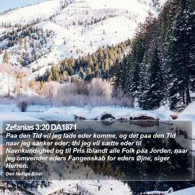 Zefanias 3:20 DA1871 Bible Verse Image