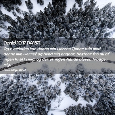 Picture 02 - Daniel 10:17 DA1871 - Og hvorledes kan denne min Herres Tjener tale med - Bible Verse Picture
