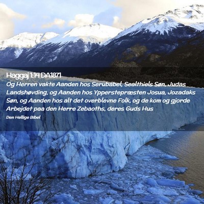 Picture 02 - Haggaj 1:14 DA1871 - Og Herren vakte Aanden hos Serubabel, Sealthiels - Bible Verse Picture