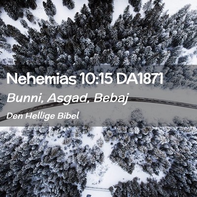 Picture 02 - Nehemias 10:15 DA1871 - Bunni, Asgad, - Bible Verse Picture