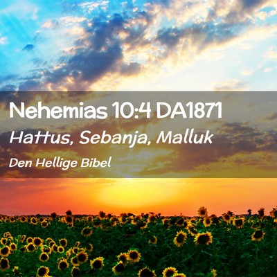 Picture 02 - Nehemias 10:4 DA1871 - Hattus, Sebanja, - Bible Verse Picture